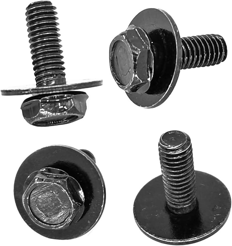 Mean Mug Auto 71315-122382A 30x M6 Bolts, 1.0 x 17mm Loose Washer Hex Head SEMS Body Bolts, Transmission Pan Bolts, Oil Pan Bolts with 18mm Washer, Replaces OEM 11508930, M6 Screws for Toyota, Subaru, Dodge & More - Image 4